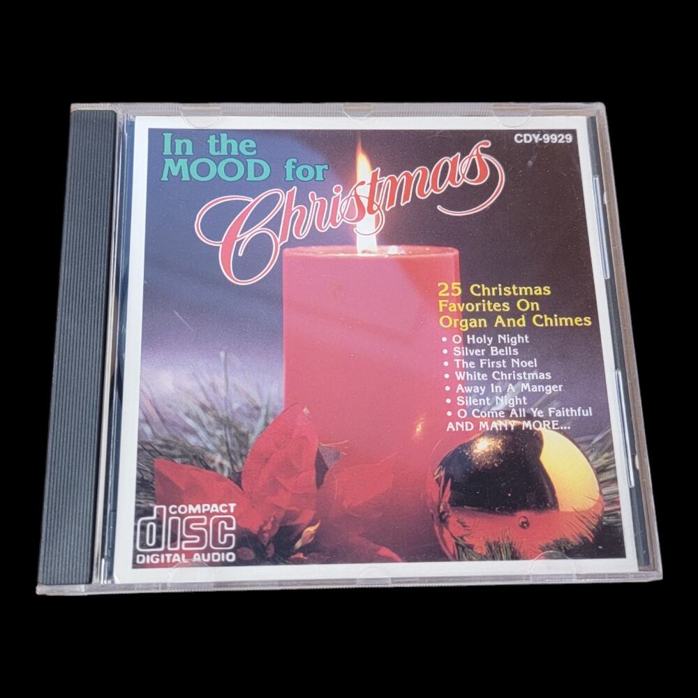 In the Mood for Christmas CD Instrumental Organ Chimes 25 Songs Holiday